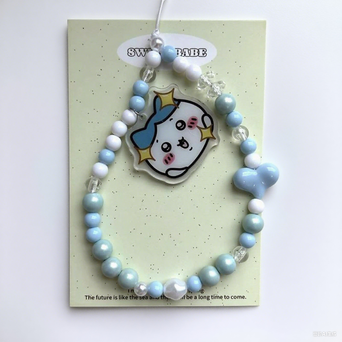 Cute Chiikawa Beaded Strap