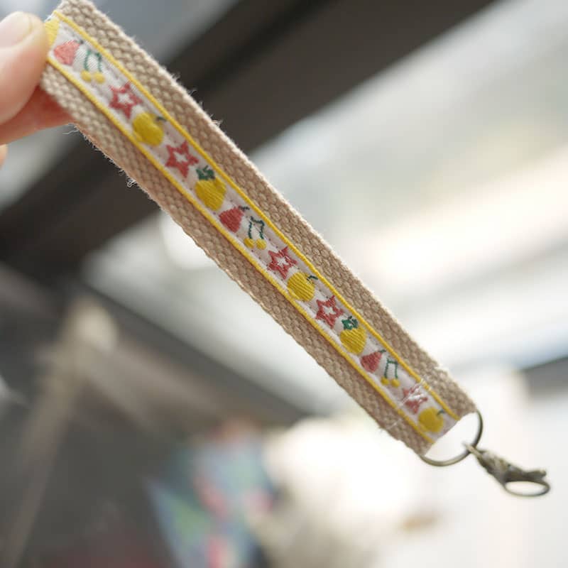 Wrist Strap with Metal Hook β Fruit Parade