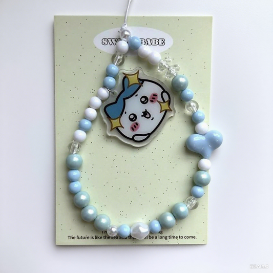 Cute Chiikawa Beaded Strap