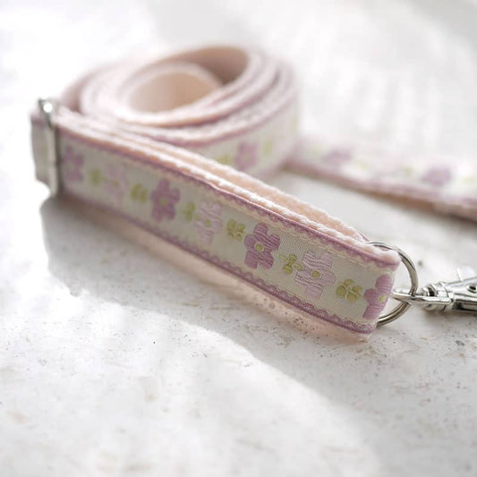 Purple Embroidered Camera & Bag Strap