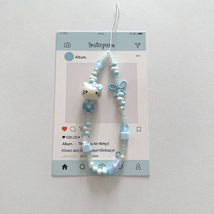 Sweet Kitty Bow Charm Strap